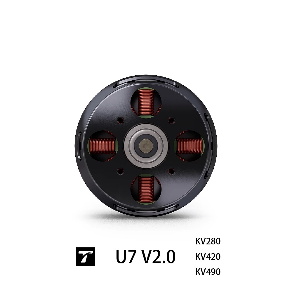 Tmotor U7 Kv490 Industrial Grade Waterproof Dustproof Brushless Motor 3-8S Side Hole Cooling High Torque for FPV Drones - Image 2