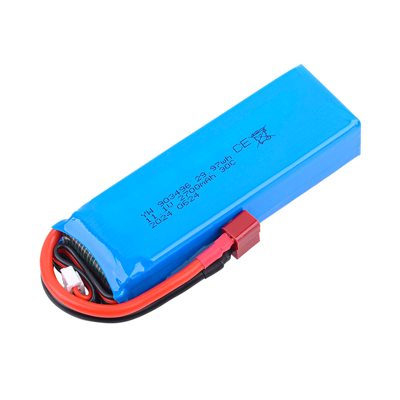 11.1V 2700mAh 30C LiPo Battery Banana Plug for V303 V393 WL913 Youdi 903 FT012 - Image 3