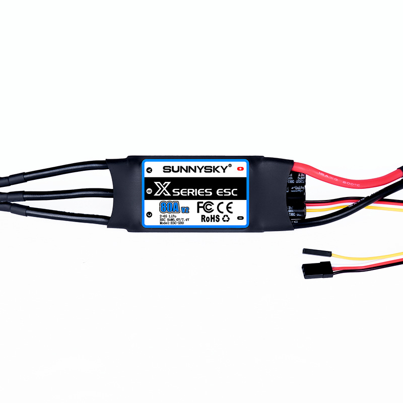 Langyu Sunnysky 80A V2 Brushless ESC for Fixed Wing Ducted RC Aircraft Airplanes - Image 4