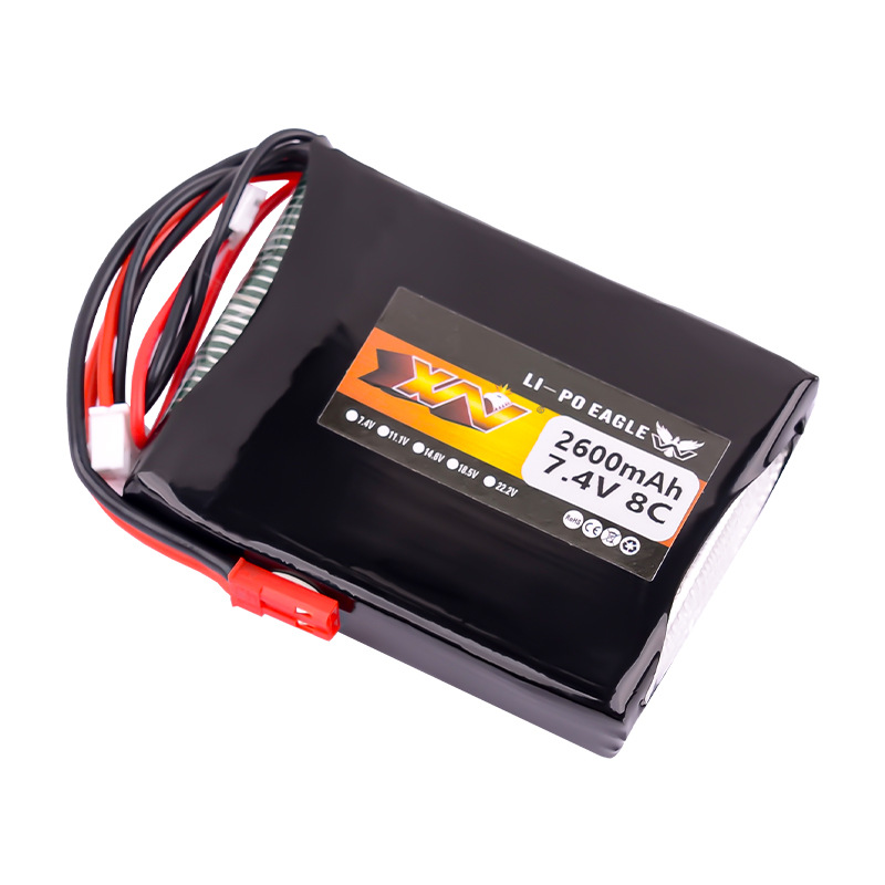 Eagle King Lithium Battery 2S 7.4V 2600Mah 8C for Spektrum Dx7S Remote Control Aircraft Model - Image 3