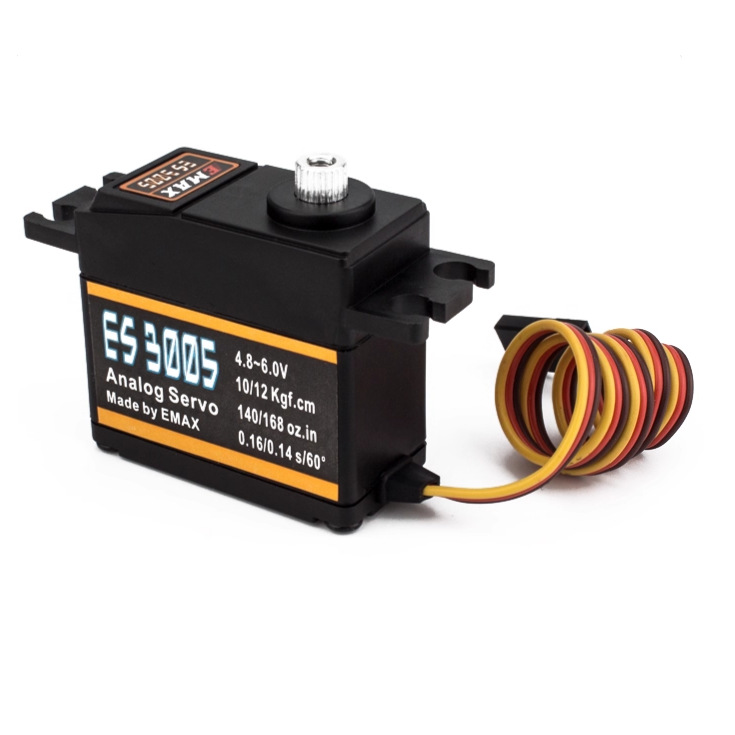 Emax ES3005 43g Metal Gear Waterproof Servo 13kg for Model Robot Fixed Wing Aircraft - Image 2