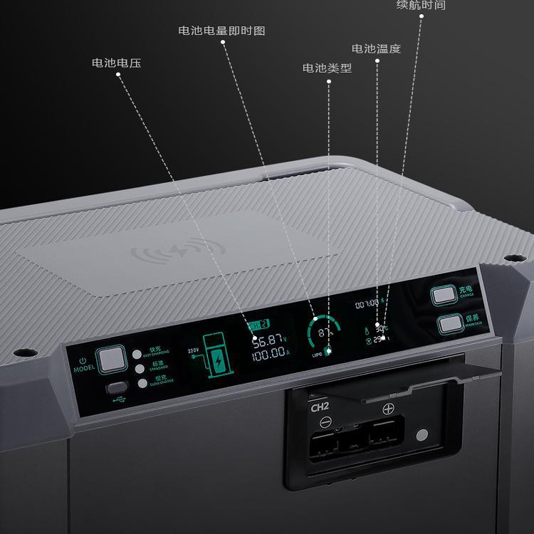 Yonghang UD2 14S 18S 3000W 50A Intelligent Balance Fast Battery Charger for Grignard Haiying Battery EU Plug - Image 3