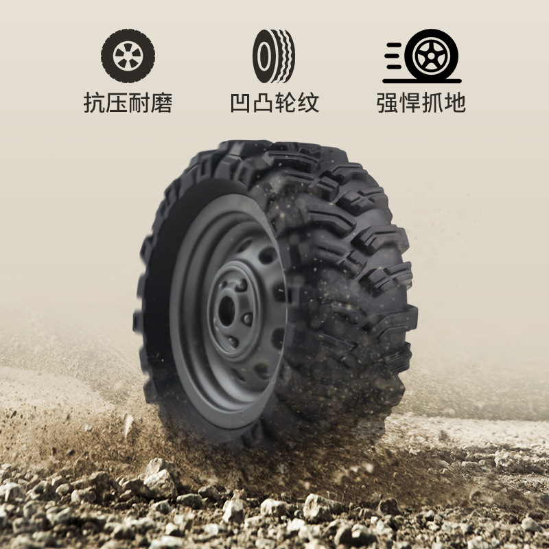 SG-1613 1:16 Full Scale Simulation RC Truck Rear Wheel Drive Model Car White - Image 4