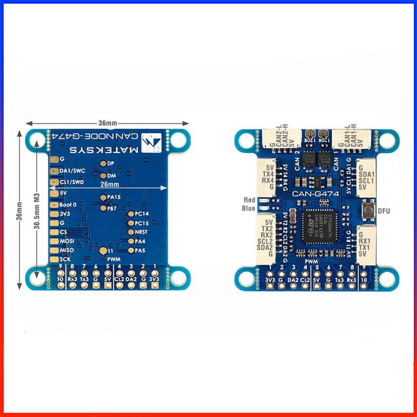 Matek Ap Periph CAN Node CAN G474 Module supports 1Mbit 5Mbit CANFD for FPV Drone - Image 5