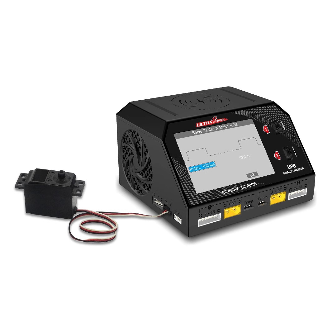 Ultrapower New UP8 400W Dual Channel Intelligent Balanced Charger for RC Lithium Battery - Image 4