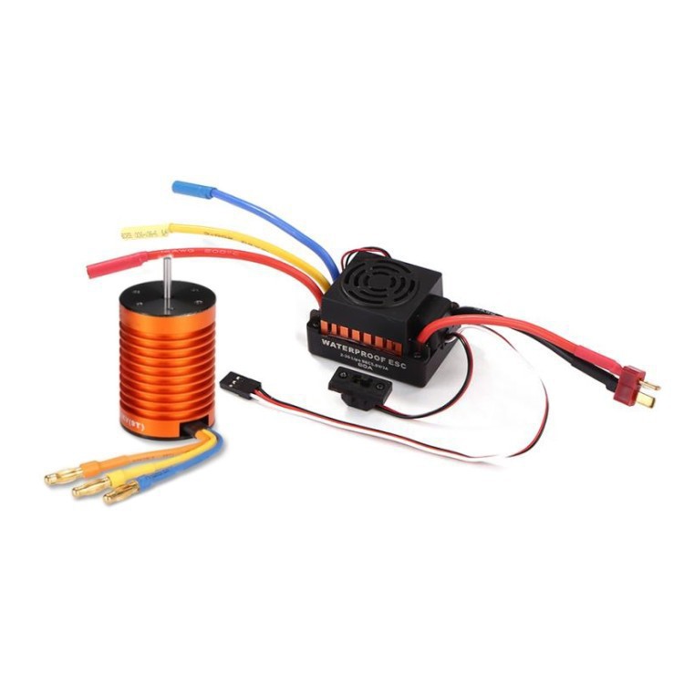 9T 4370KV Brushless Motor 60A ESC Waterproof Combo for 1/10 RC Car F540 - Image 2