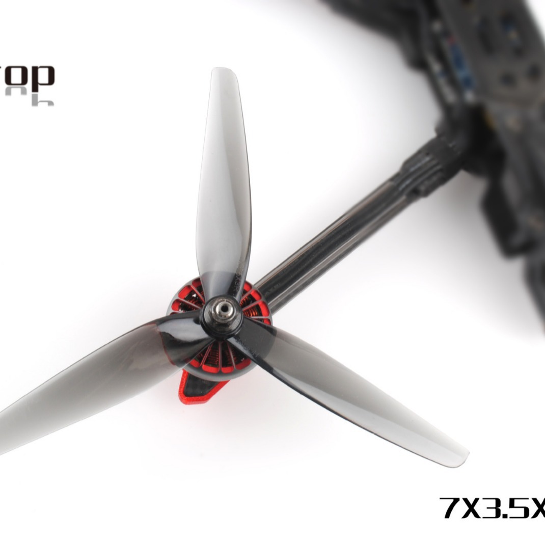 HQProp 7X5.5X3 7055 Three Blade Propellers for 7 Inch FPV Quadcopter Drone - Image 4