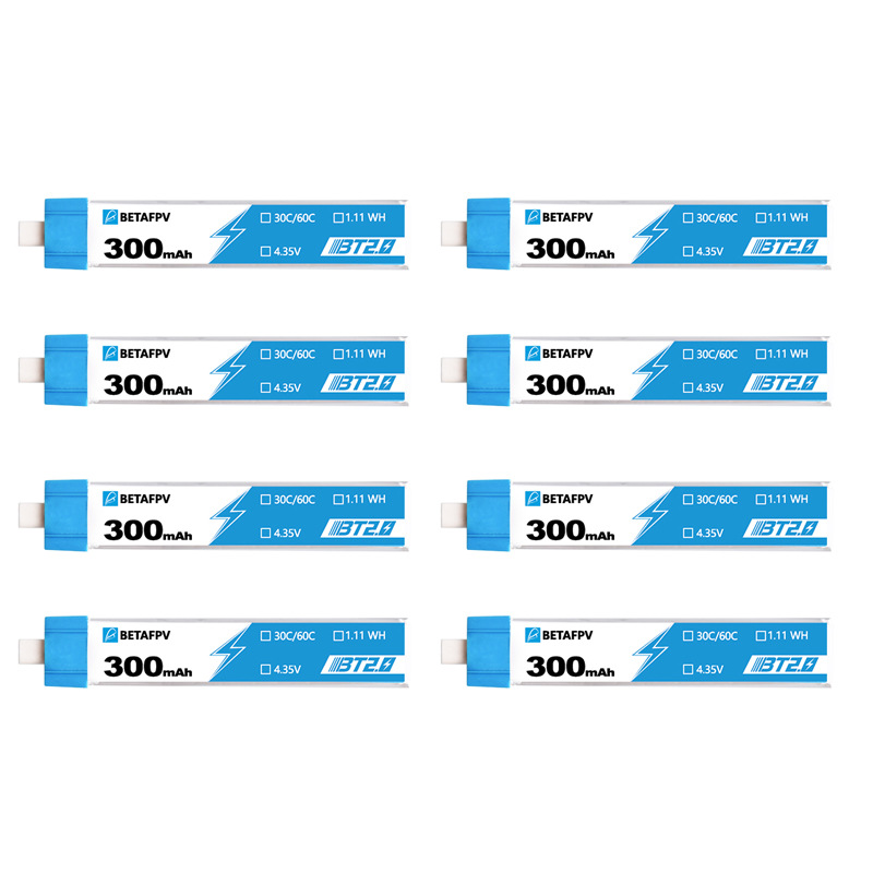 Betafpv BT2 0 300mAh 450mAh 550mAh 1S Lipo Battery for FPV Drones - Image 5