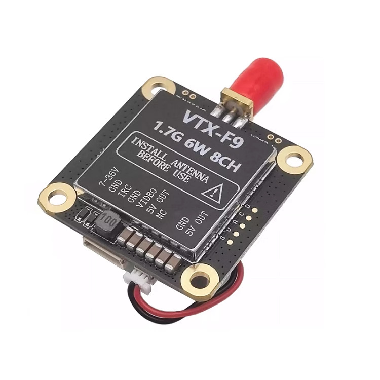 1 point 7g 6W 8Ch Analog FPV Video Transmitter Receiver VTX F9 - Image 2