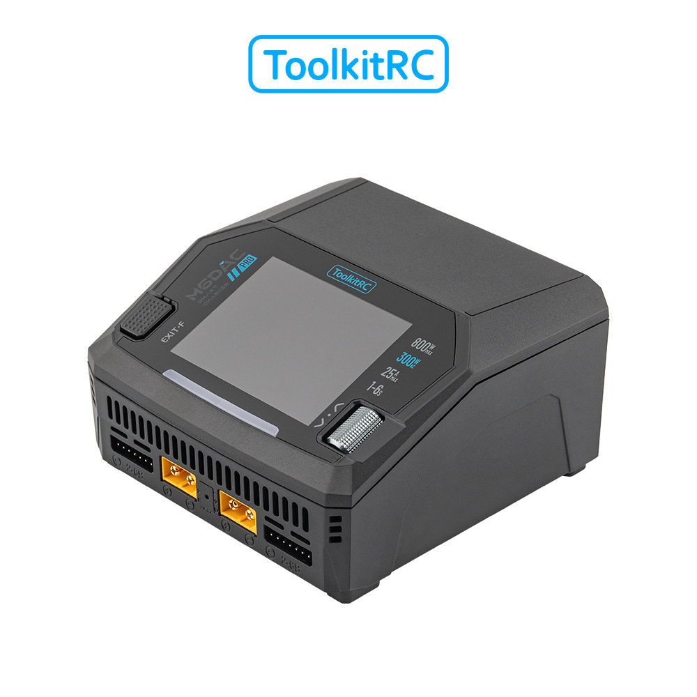 Toolkitrc M6Dacpro V2 16A Synchronous 28A Ac200 300W Dc800W Wireless Charging Dual Channel Charger - Image 5