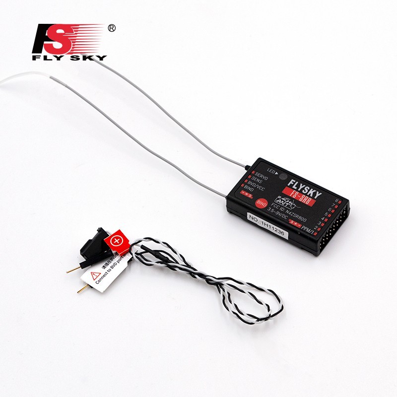 FLYSKY SR8 Receiver Fusant Protocol 8 Channel Dual Antenna Bidirectional Receiving - Image 4