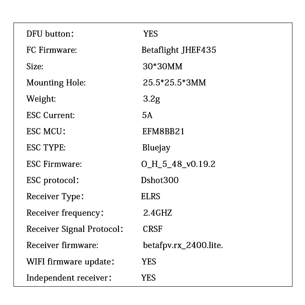 Контроллер полета JHEMCU F435 NEO 1S с встроенным ESC на 5 А для аксессуаров к FPV-дронам типа Whoop - Image 5