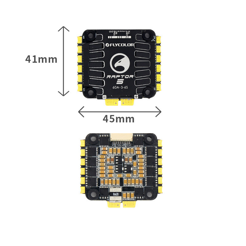 FLYCOLOR Raptor Five Generation G071 60A 4in1 ESC for FPV Racing Drone 3-6S - Image 4