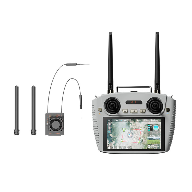 Yunzhuo G12 Remote Control High Definition Digital Image Transmission Gimbal Dual Band Integrated Link FPV Receiver Controller - Image 5