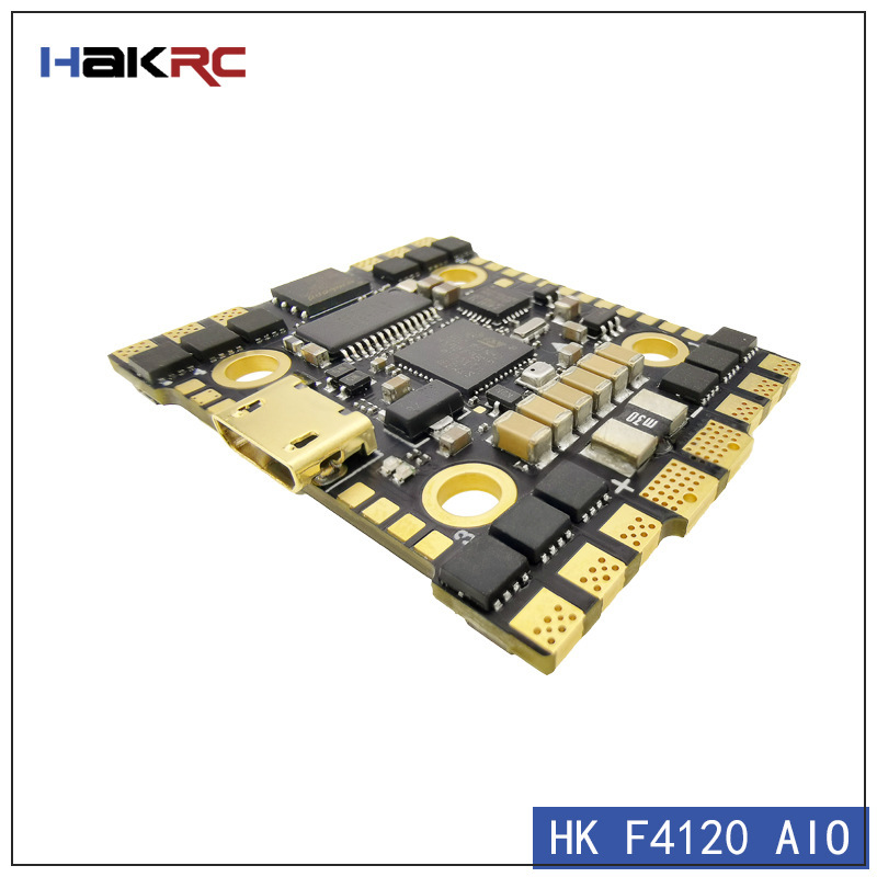 HAKRC Haike F411 35A 3-6S AIO Flight Controller 20x20 Double BEC Black Box - Image 3