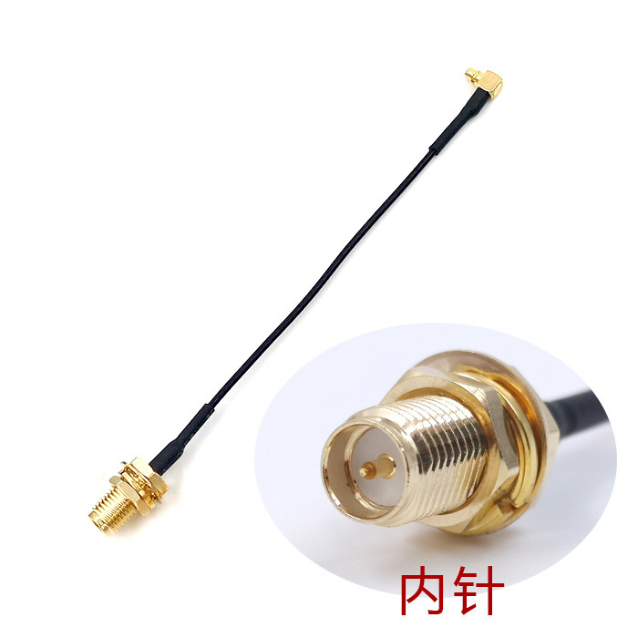 RG316 RF Adapter Cable MMCX Bent Male Straight Male to Flange 2 Hole SMA External Thread Internal Hole SMA External Thread Internal Pin 20CM - Image 5