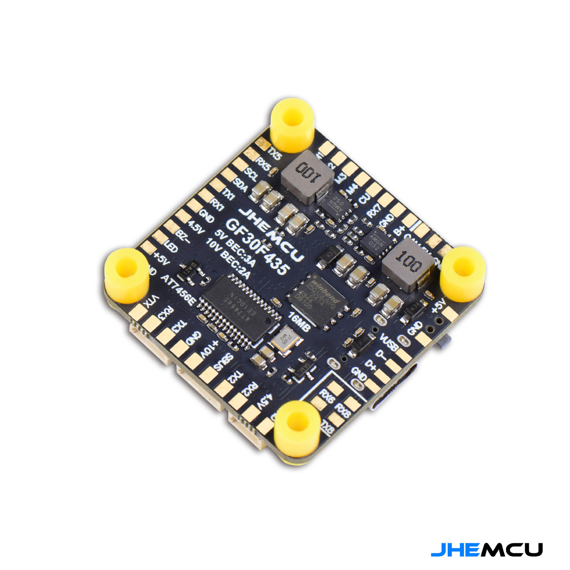 Контроллер полёта JHEMCU AT32 F435 GF30F435 для гоночных дронов FPV и БПЛА - Image 2