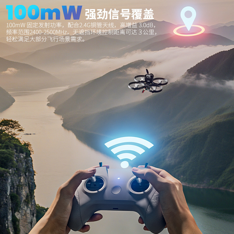 C8 ELRS Remote Control FPV Drone Training Fixed Wing Simulator Handle - Image 2