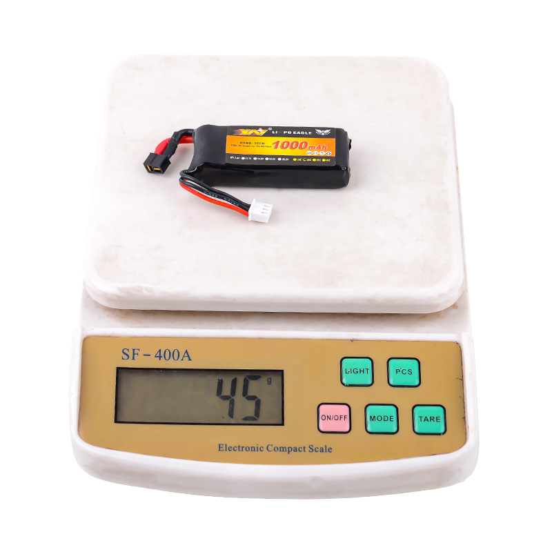 74V 1000mAh 2S LiPo Battery for Flying God 1/18 2WD Rear Drive 721137 Flat Road Car Eagle King Mini Black T Head - Image 5