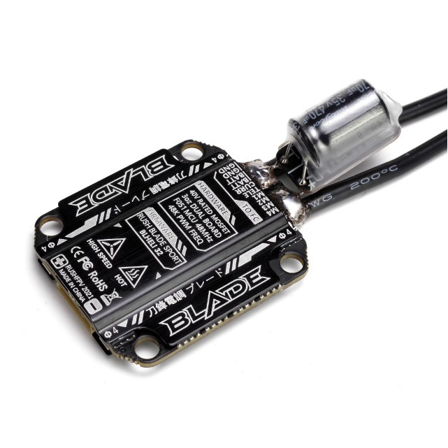 Rushfpv PFB Lite Voltage Peak Suppressor ESC Filter Board with 470uF Ruby Capacitor - Image 4