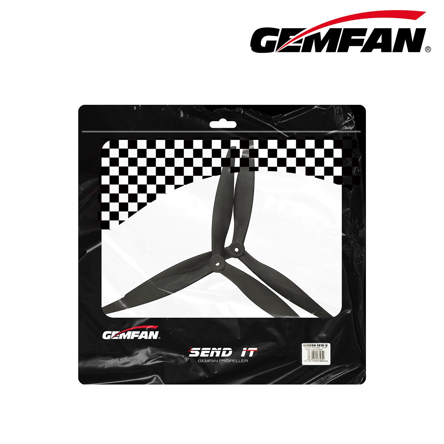 Gemfan 1410 14inch Large Flying Machine Propeller 14x10x3 High Strength Carbon Nylon - Image 3