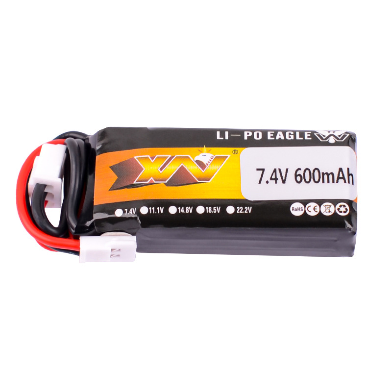 FMS Car Model Lithium Battery 2S 7.4V 600mAh for 1:12 1:18 1:24 RC Car - Image 2