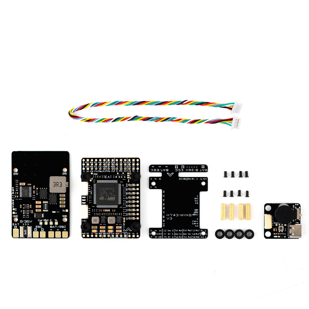 H743 WING V3 Flight Controller Dual Gyro Dual Generator Camera FPV Fixed Wing - Image 5