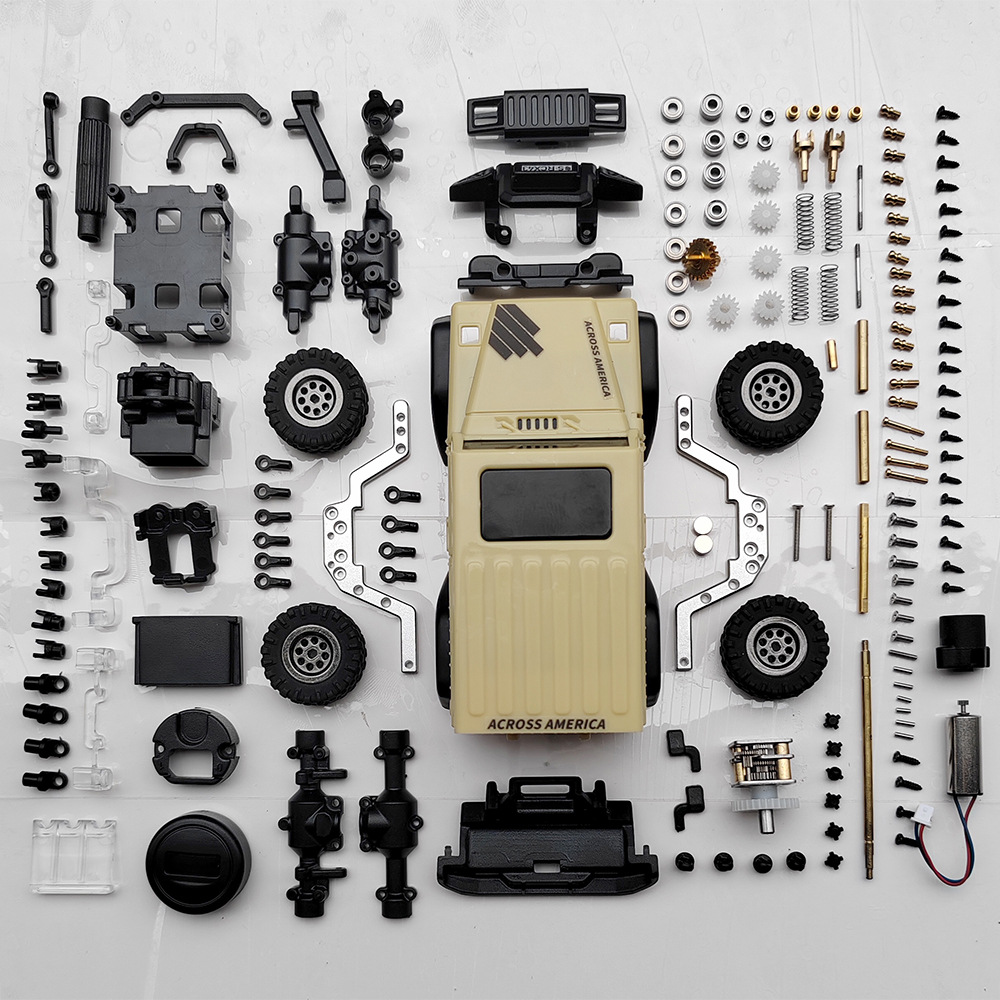 LDARC Radi'an X43 Off Road 1/43 Mini Simulation Climbing Car Four Wheel Drive RC Model - Image 3