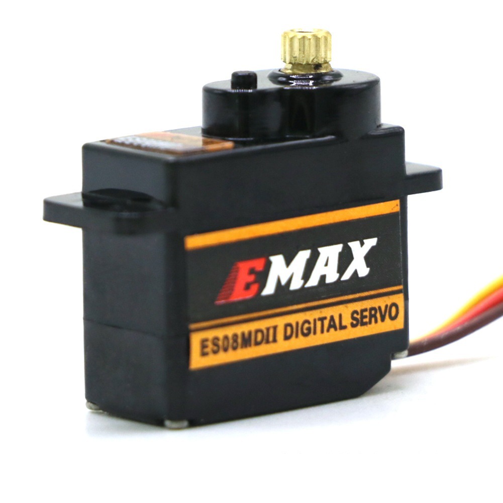 Emax Silver Swallow ES08MDII 12g High Precision Metal Gear Steering Servo for Fixed Wing - Image 2