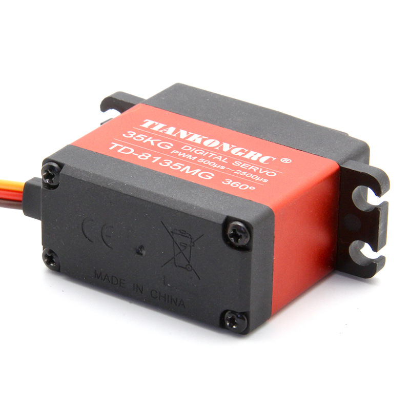 Sky TD 8120MG 20KG Digital Steering Gear High Torque Metal Shell Servo for FPV Robot Car Models 90 180 Degree Waterproof - Image 3