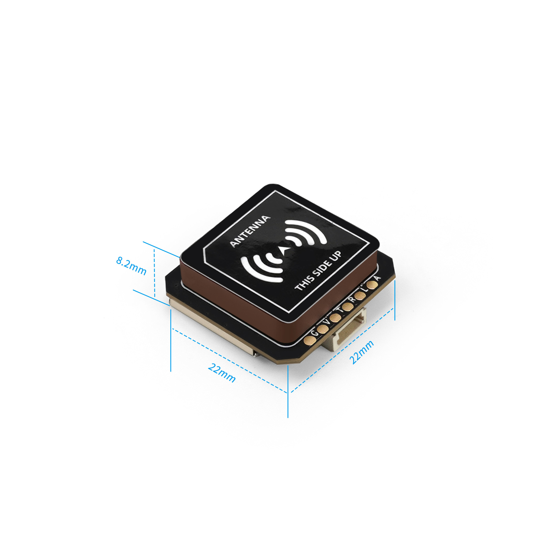 Модуль GPS GEPRC GEP M10DI: чип u-blox серии M10, встроенный индикатор и флеш-память для FPV-дронов - Image 4