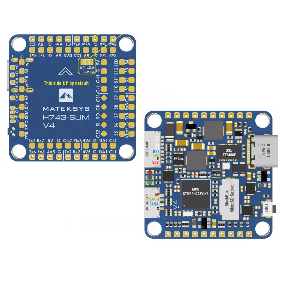Matek H743 Slim V4 Drone Flight Control Black Box Osd Barometer for Ardupilot Betaflight INAV FPV - Image 4