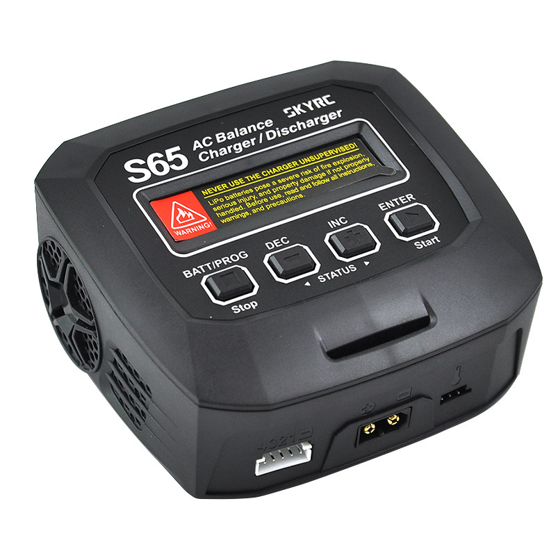 SKYRC S65 Balance Charger Multi Function Model Aircraft 2S 3S 4S Lithium Battery Built In Power 60A - Image 5