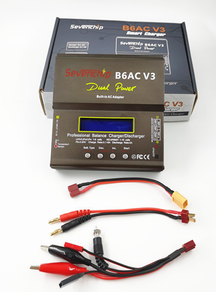 B6AC V3 80W NiMH/NiCd-Akku-Pack – Modellflugzeug-Ladegerät mit integriertem Power-Balance-System - Image 3