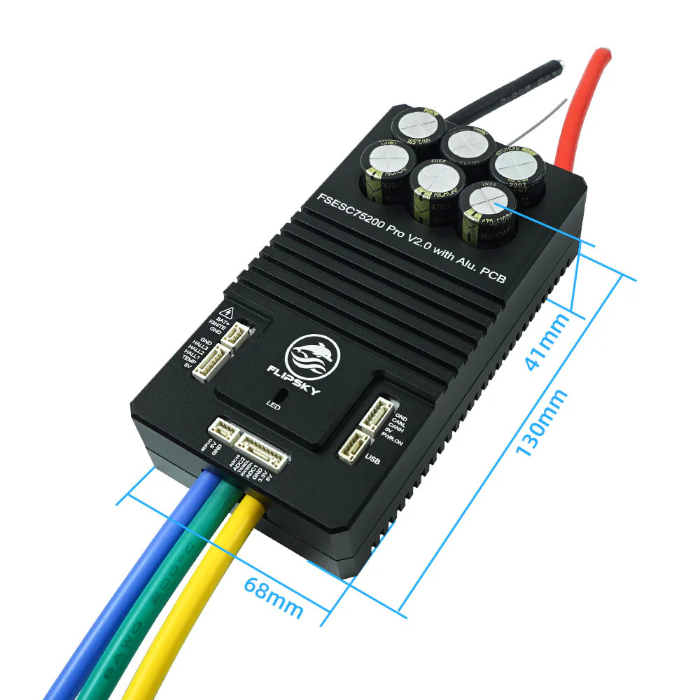 Flipsky Brushless ESC 75200 Pro V20 Controller Built In Bluetooth - Image 5