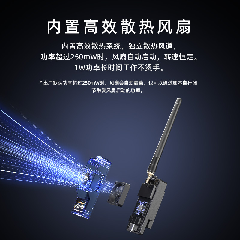 Ledi ATA ELRS Nano High Frequency Head 1W Power FPV Signal Enhancement 24G - Image 3