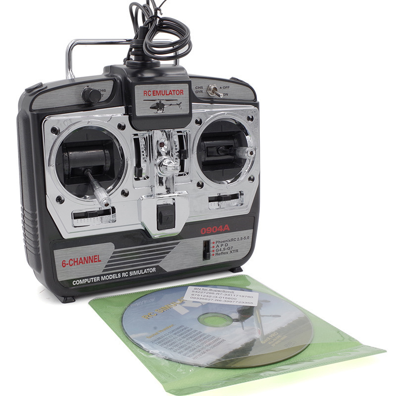Phoenix Simulator Model Aircraft Fixed Wing Helicopter 6 8 Channels with Dongle 161 Flight Simulation Practice - Image 2