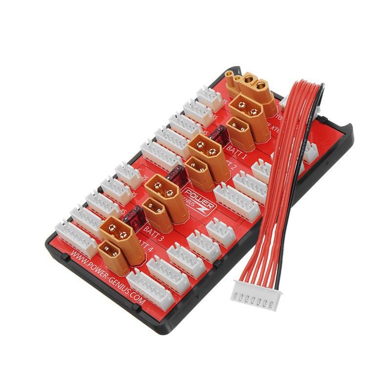 XT60 XT30 2 in 1 Lithium Battery Parallel Charging Board 4 Groups 2S 6S - Image 4
