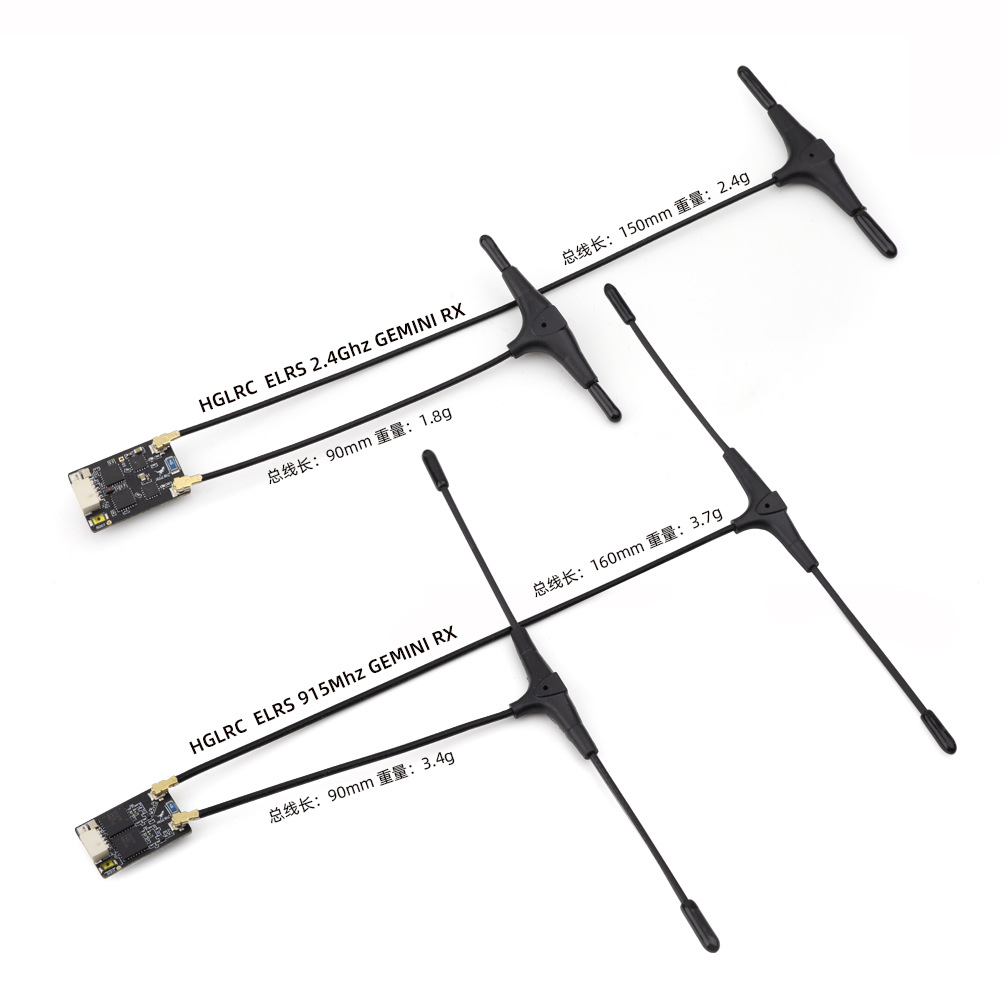 HGLRC ELRS GEMINI RX Dual Reception FPV Model 2.4G 915Mhz Receiver - Image 3