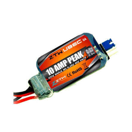 ZTW UBEC 3A 6A 12A External Step Down Module for RC Aircraft Receiver Power Supply Stabilization - Image 3