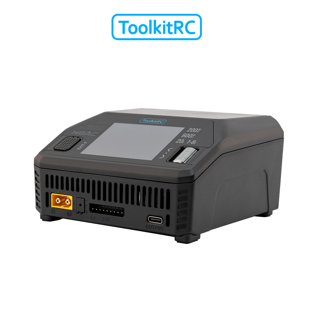 ToolkitRC M8AC Charger AC200W DC600W at 20A Fast Charge 65W Multifunctional Single Channel for 1-20S Batteries - Image 4