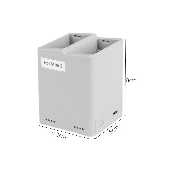 DJI Mini 3 Mini 3 Pro Mini 4 Pro Dual PD Charging Hub One By One Charger - Image 2