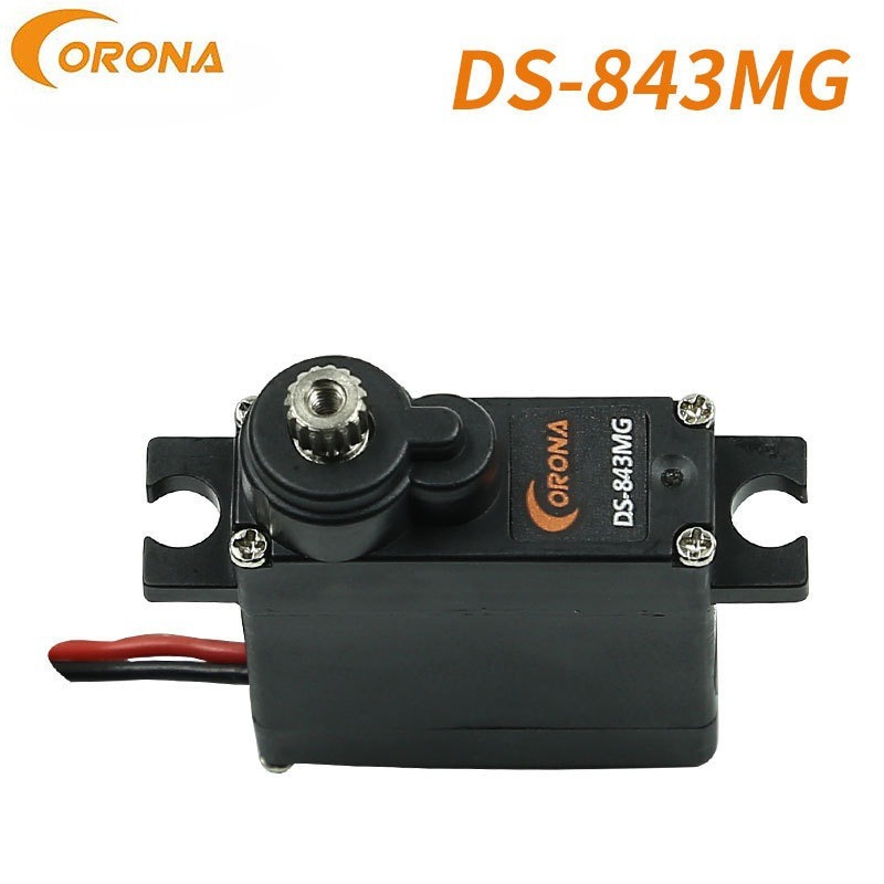 CORONA DS843MG Remote Control Servo Fixed Wing Aircraft Model Metal Gear Rudder Motor - Image 2