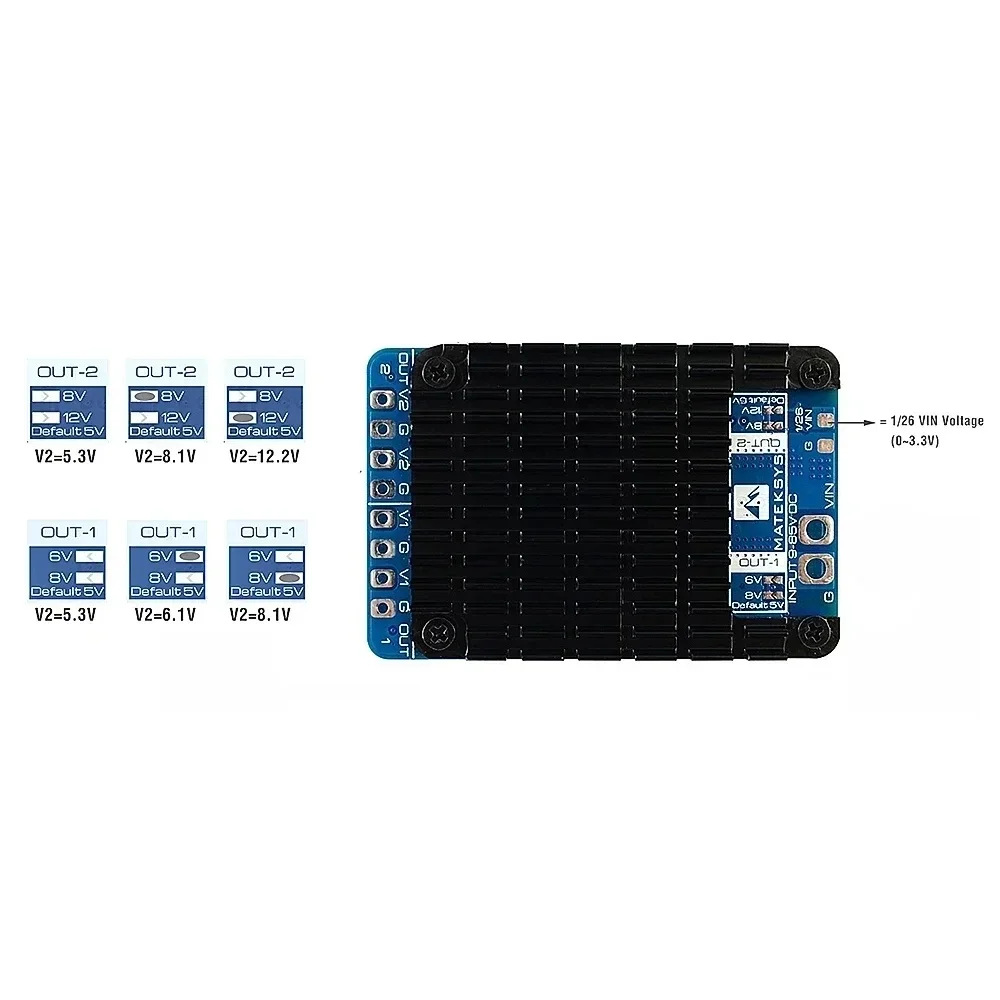 MATEK POWER MODULE PM20S-2 Power Module 4-20S 2 Independent Buck Regulators - Image 4
