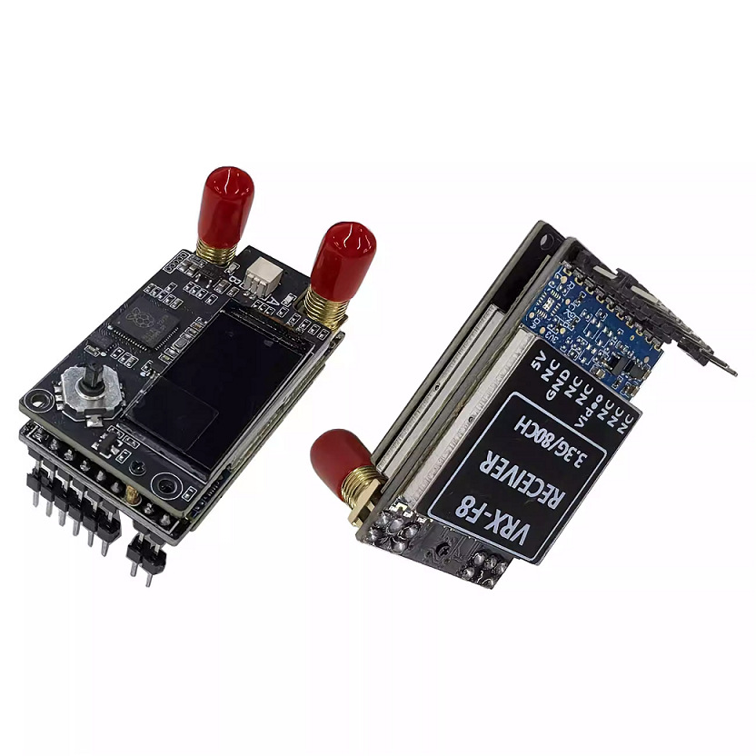 3.3G 3.8G 80Ch VRX FPV Video Transmission Dual Receiver Plug into Fatshark Skyzone Goggles - Image 2