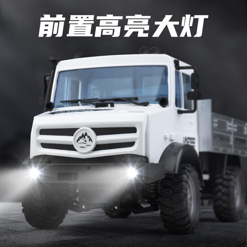 SG-1613 1:16 Full Scale Simulation RC Truck Rear Wheel Drive Model Car White - Image 5
