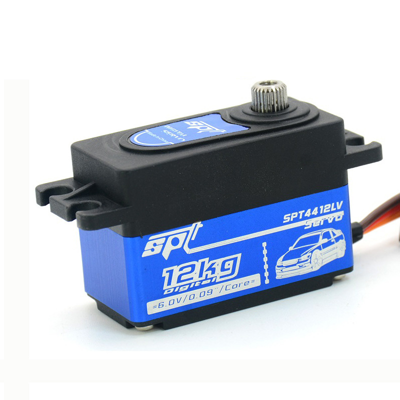 SPT4412LV 12KG High Torque Short Body Steering Gear for 1 10 Remote Control Drift RV Fixed Wing Robot Model - Image 4