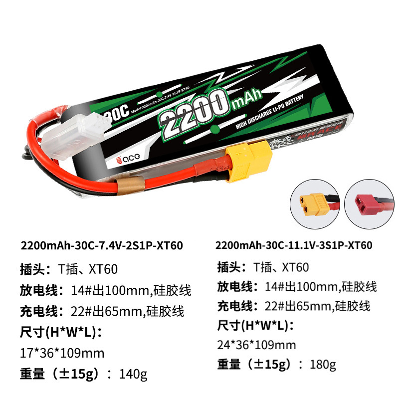 Grignard 2200mAh 3S 20C 45C XT60 Lipo-Akku für FPV-Drohnen und RC-Modelle - Image 2