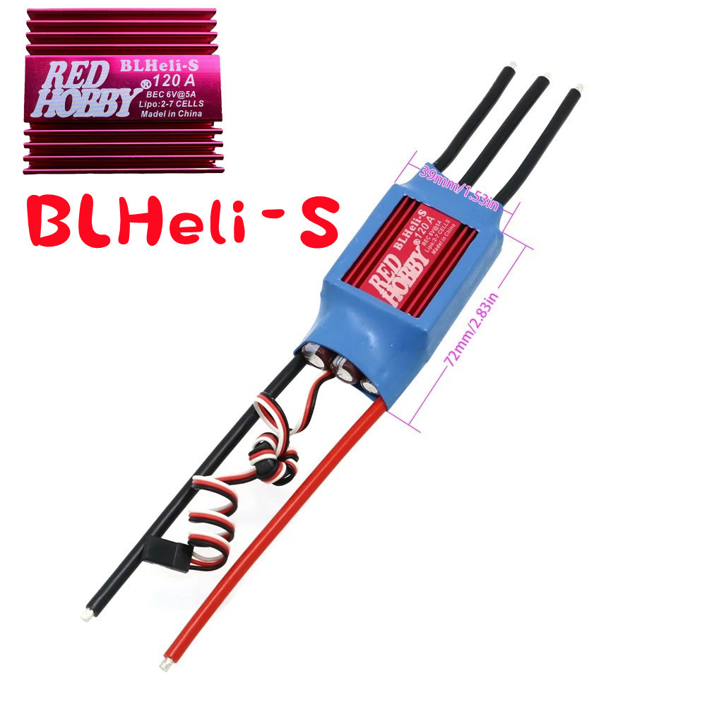 Контроллер скорости RedHobby BLHeli-S на 200 А, 37S для самолетов, многороторных аппаратов и вентиляторов с кожухом - Image 4