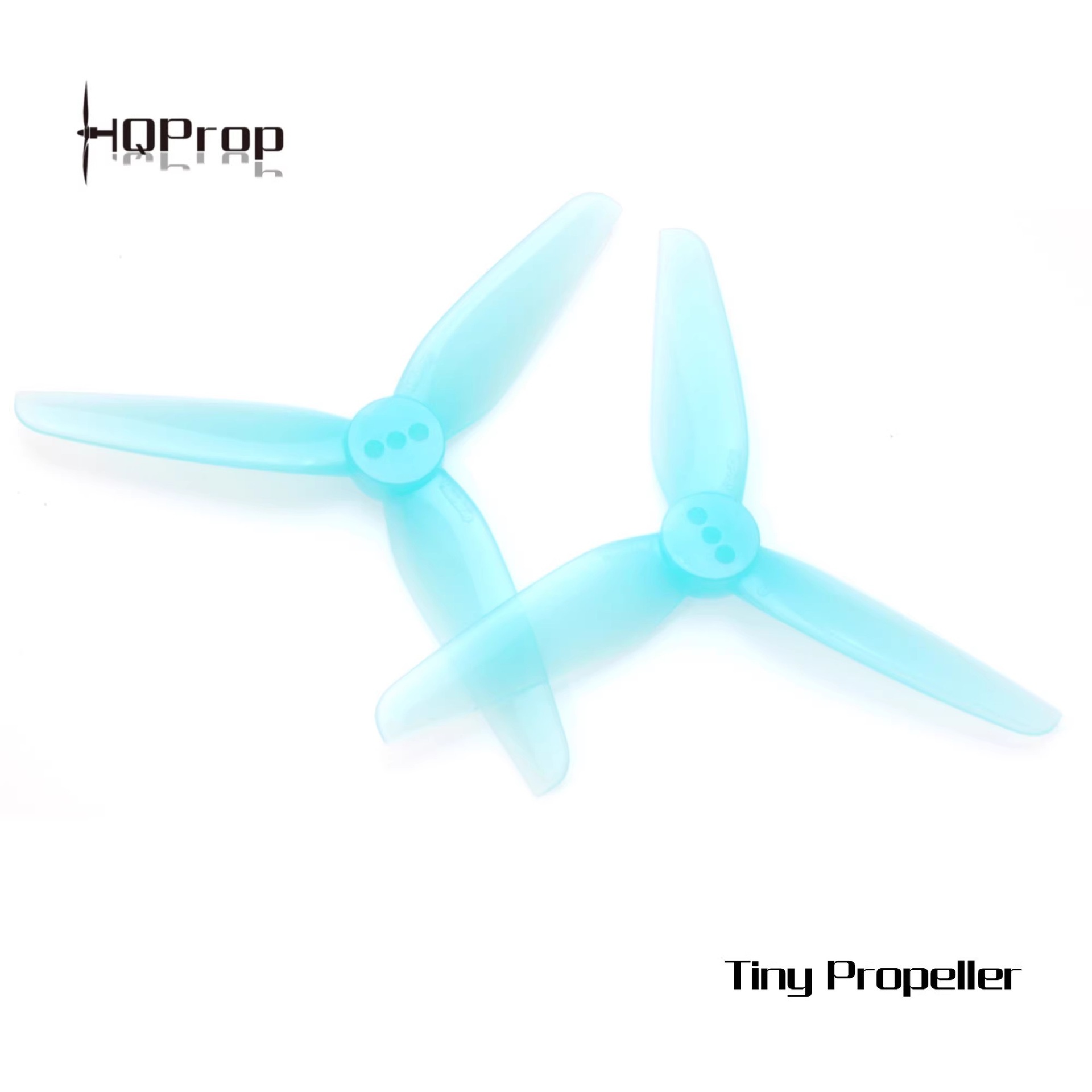 HQProp Headsup Tiny Prop T3X1 8X3 2mm 3018 3inch Racing Propeller Crossing Grey - Image 3
